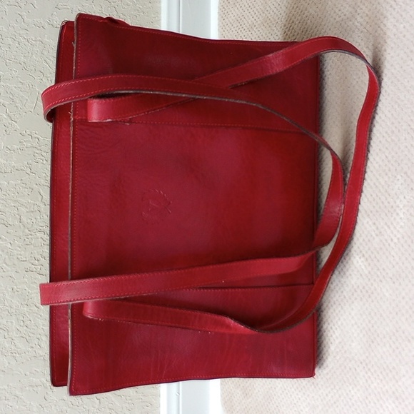 Valentina Firenze Handbags - VALENTINA FIRENZE- ITALIAN LEATHER ZIP TOTE BAG